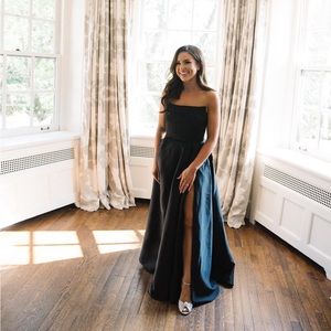 Sau Lee black ballgown